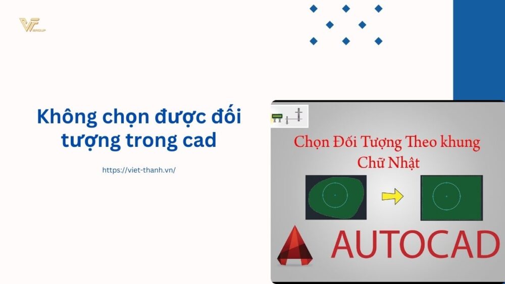 Không chọn được đối tượng trong cad