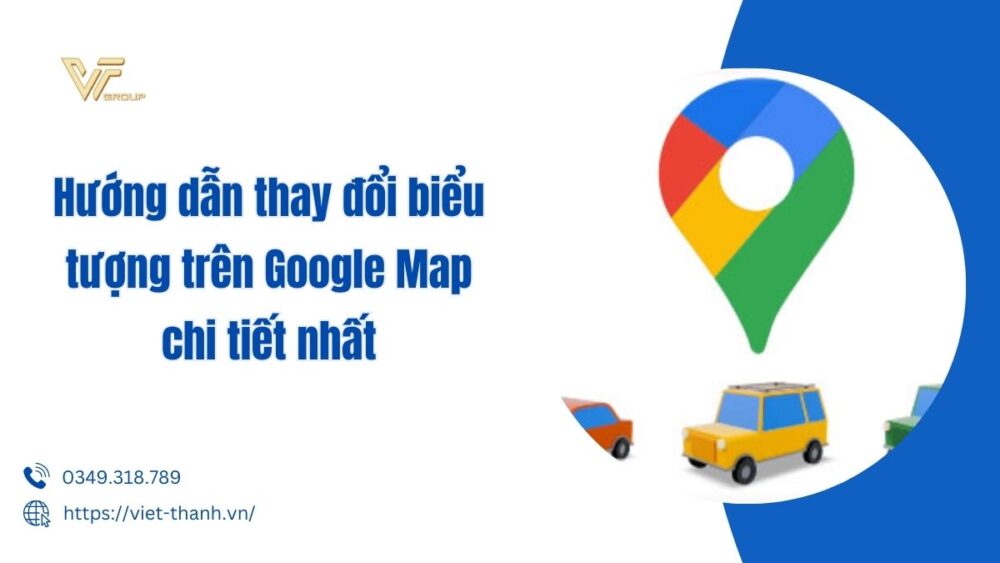 thay đổi biểu tượng trên google map