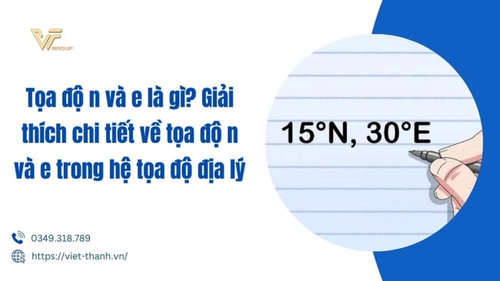 tọa độ n và e là gì
