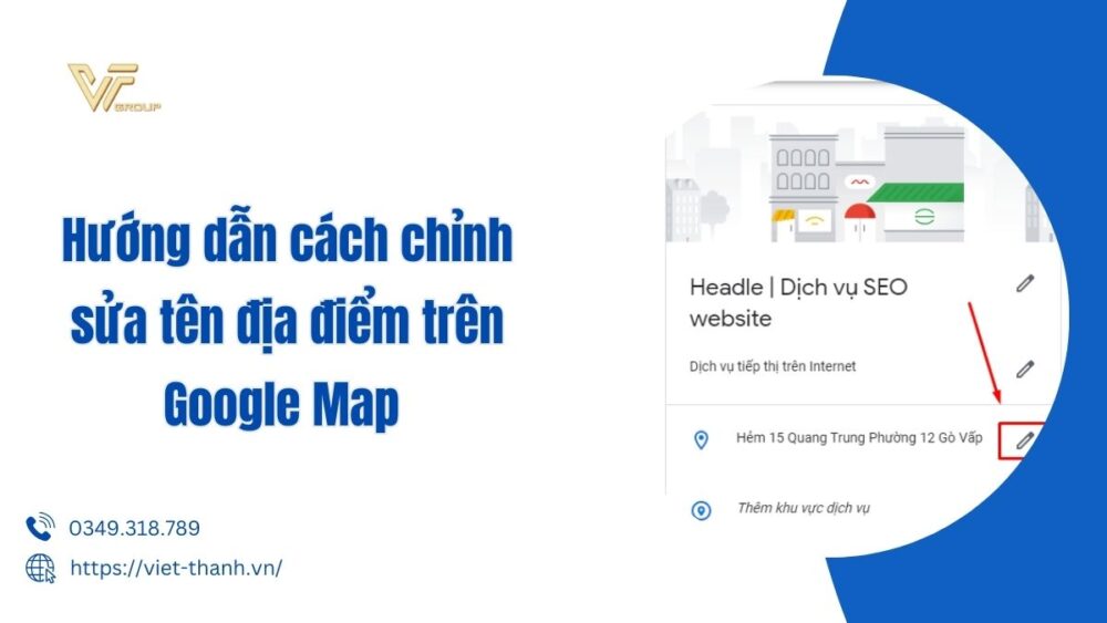 cách chỉnh sửa tên địa điểm trên google map