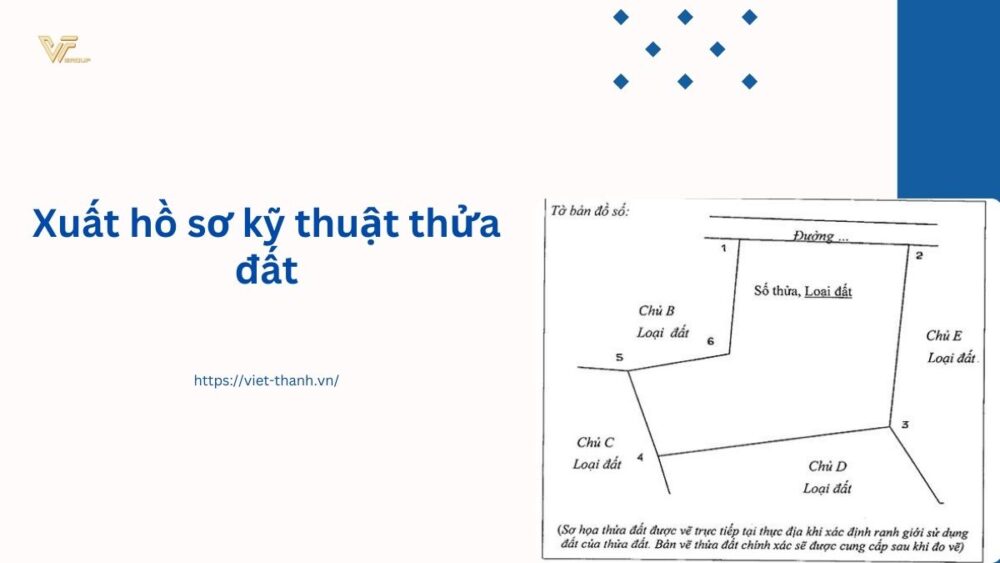 Xuất hồ sơ kỹ thuật thửa đất