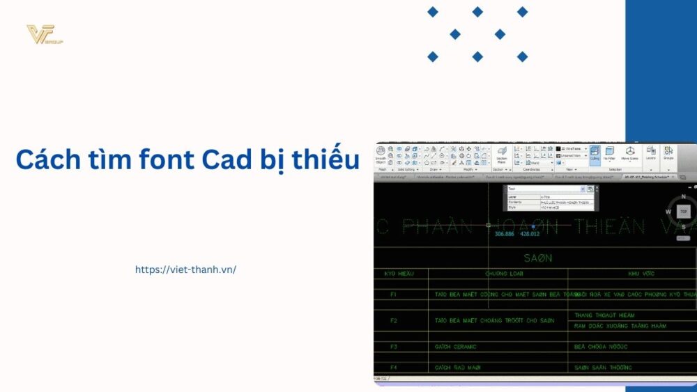 Cách tìm font Cad bị thiếu
