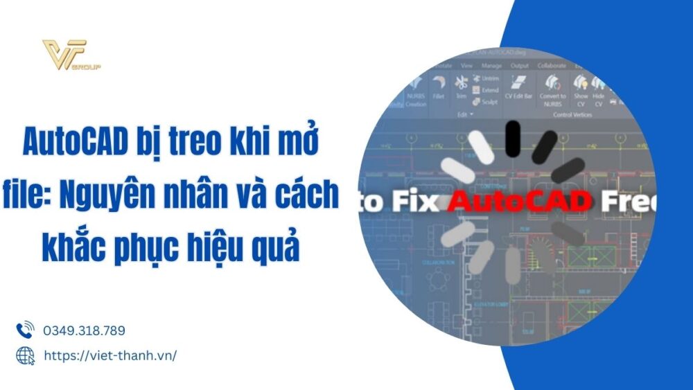autocad bị treo khi mở file