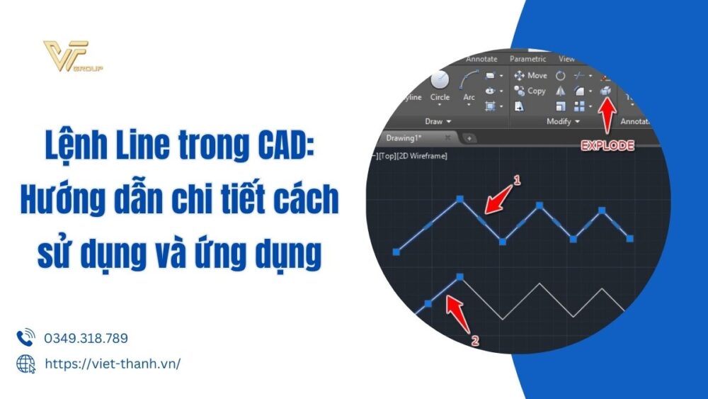 lệnh line trong cad