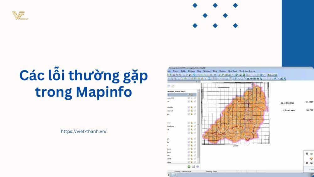 Các lỗi thường gặp trong Mapinfo