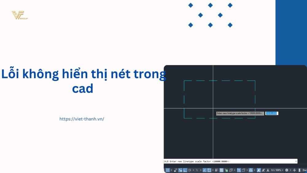 Lỗi không hiển thị nét trong cad
