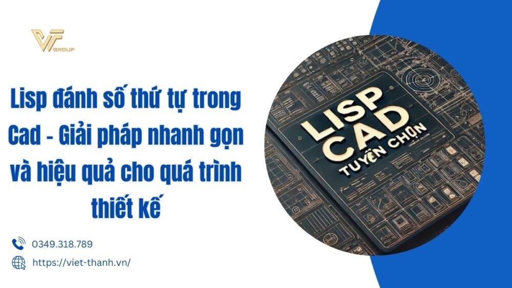 lisp đánh số thứ tự trong cad