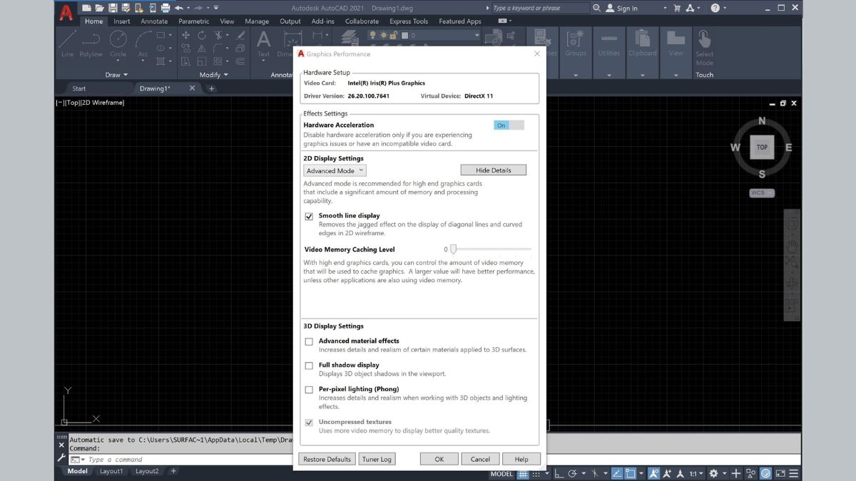 Phải làm gì khi AutoCAD bị giật khi bắt điểm? Nguyên nhân và cách khắc phục hiệu quả 2 Phải Làm Gì Khi Autocad Bị Giật Khi Bắt điểm_ Nguyên Nhân Và Cách Khắc Phục Hiệu Quả