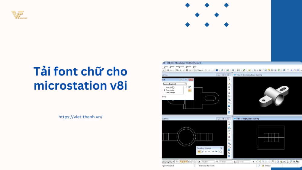 Tải font chữ cho microstation v8i