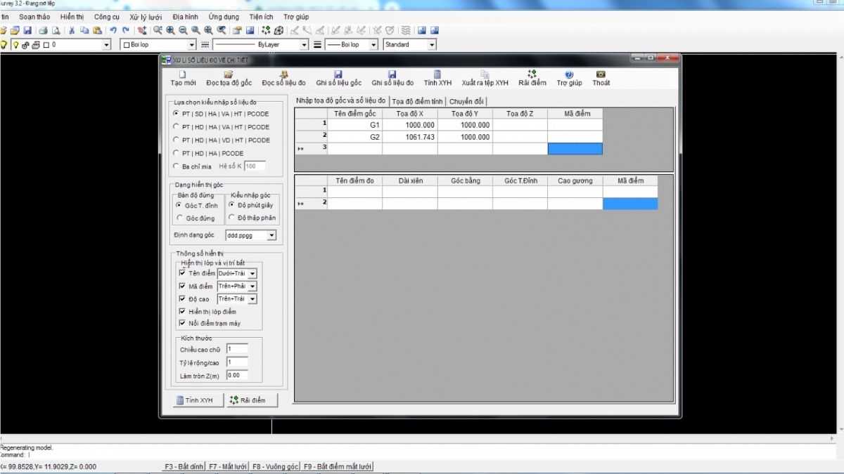 Xử lý số liệu đo chi tiết bằng dpsurvey - Giải pháp hiệu quả cho trắc địa 1 Xử lý số liệu đo chi tiết bằng DPSURVEY