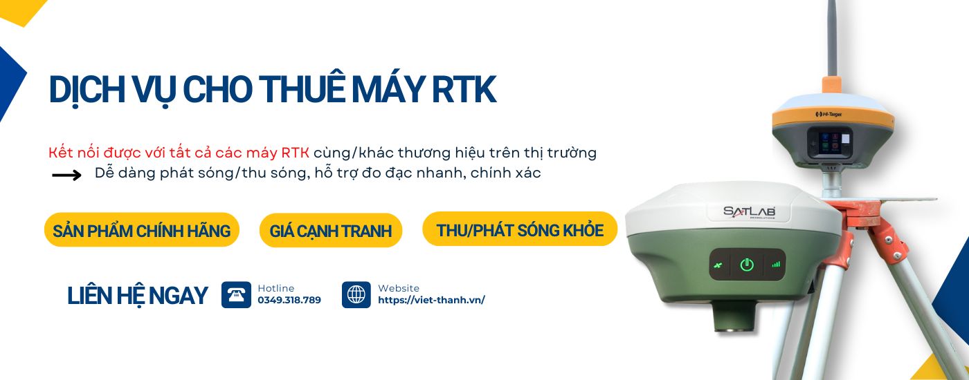 Cho thuê máy GPS RTK 7 Dịch Vụ Cho Thuê Máy Rtk