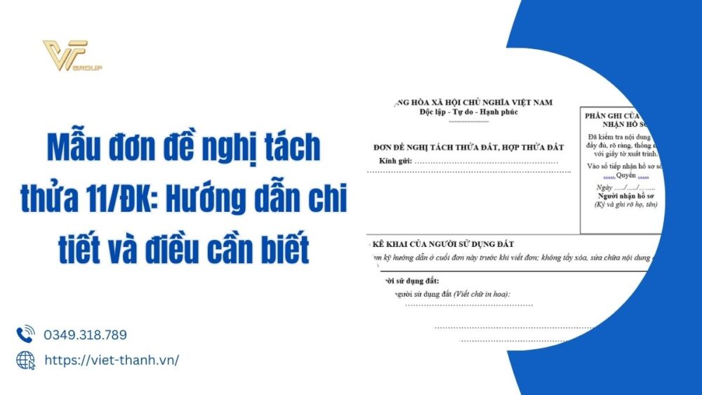 mẫu đơn đề nghị tách thửa 11/đk