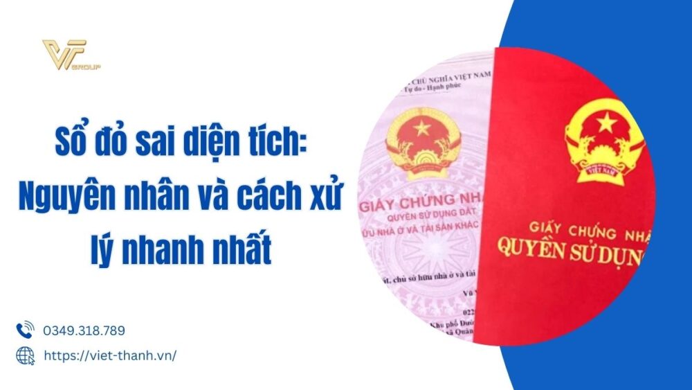 sổ đỏ sai diện tích