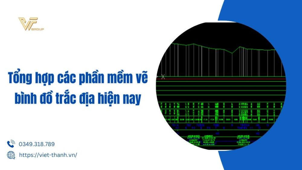 phần mềm vẽ bình đồ trắc địa