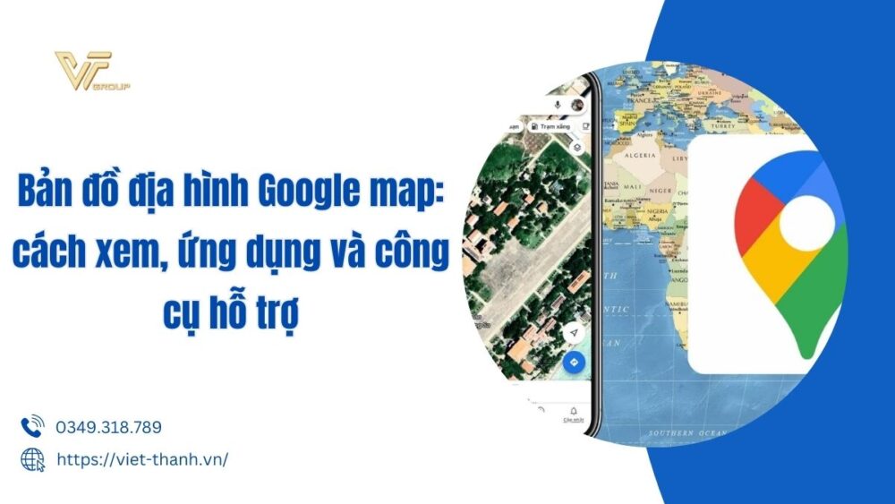 Bản đồ địa hình Google map