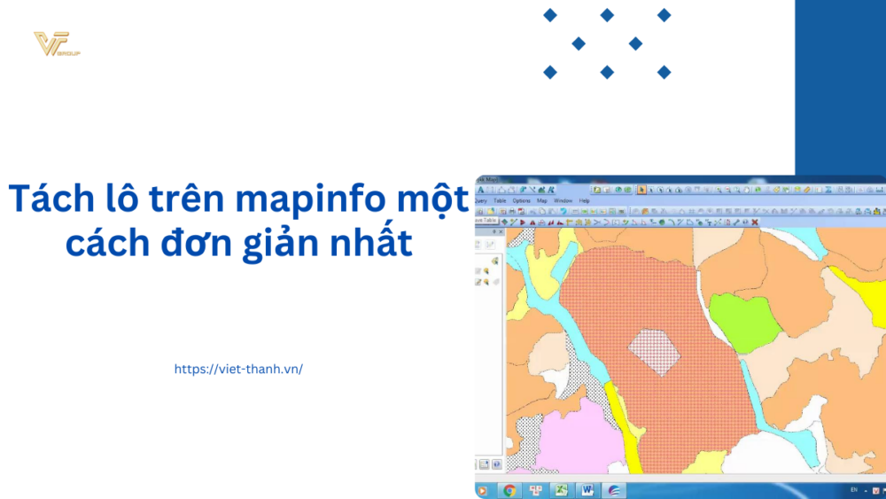 Tách lô trên mapinfo một cách đơn giản nhất