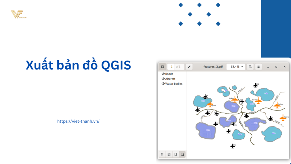 Xuất bản đồ QGIS