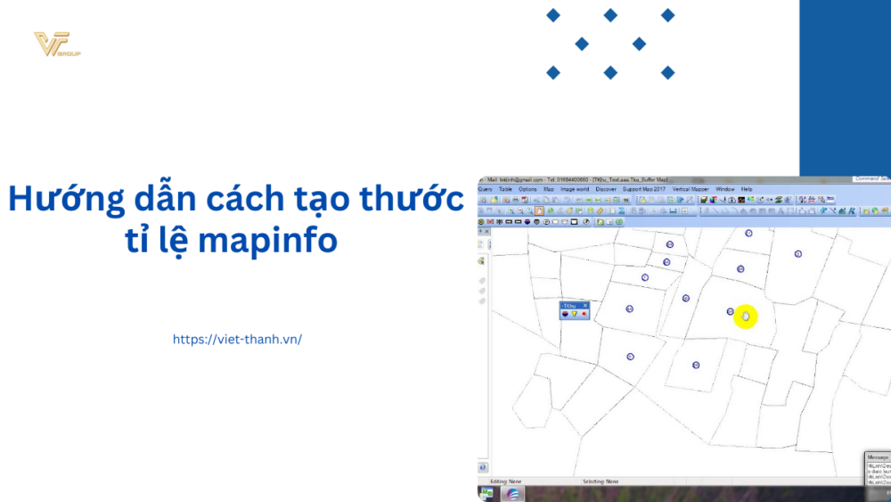 Hướng dẫn cách tạo thước tỉ lệ mapinfo