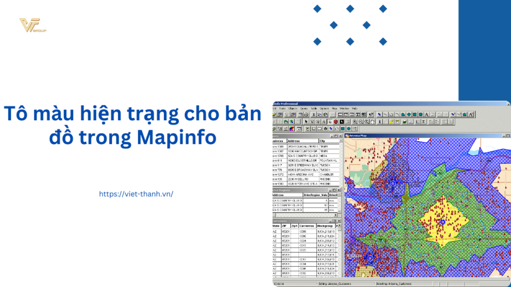 Tô màu hiện trạng cho bản đồ trong Mapinfo