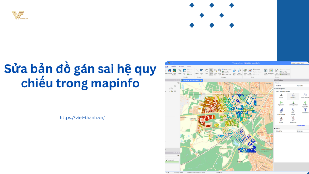 Sửa bản đồ gán sai hệ quy chiếu trong mapinfo