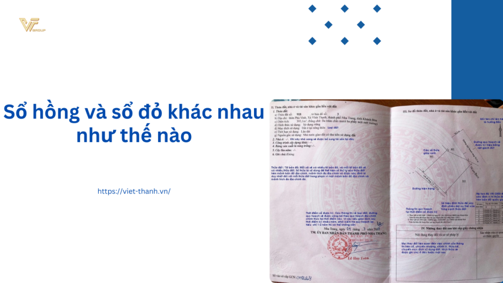 Sổ hồng và sổ đỏ khác nhau như thế nào