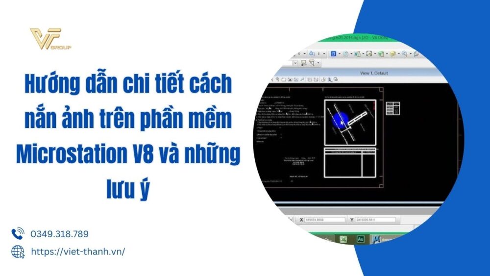 Cách Nắn Ảnh Trên Phần Mềm Microstation V8