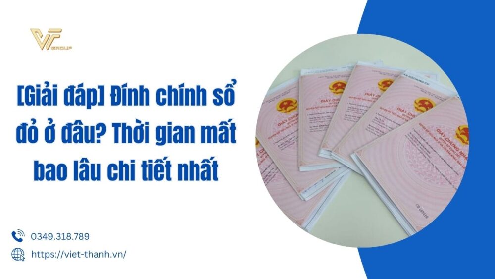 đính chính sổ đỏ ở đâu