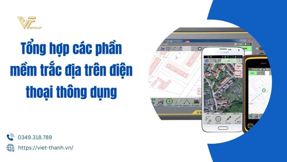 Phần mềm trắc địa trên điện thoại