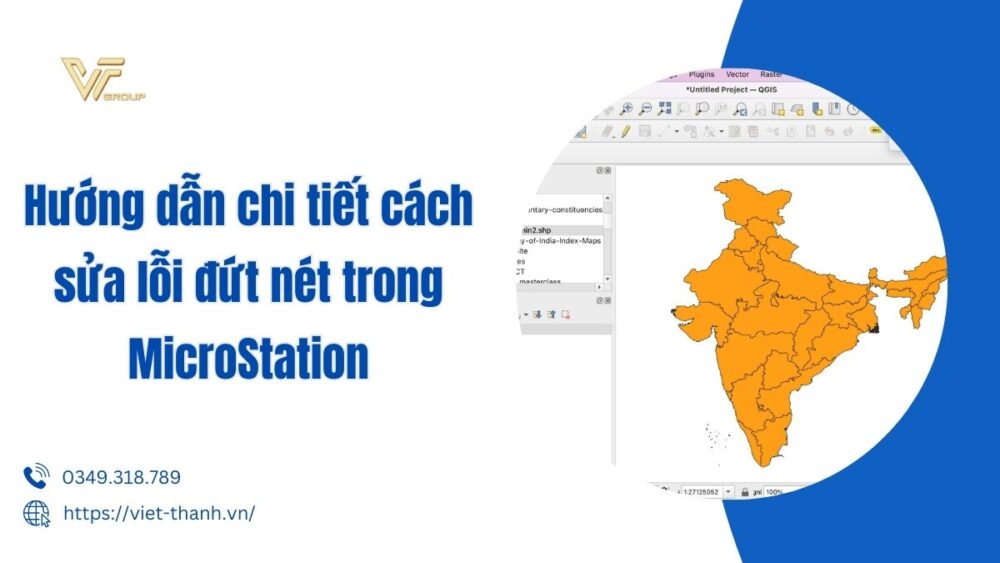 sửa lỗi đứt nét trong MicroStation