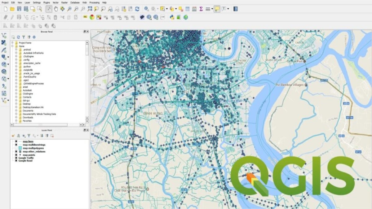 Hướng dẫn chi tiết tạo nhanh tọa độ điểm trên QGIS cho người mới bắt đầu 1 Tao-nhanh-toa-do-diem-tren-qgis-1