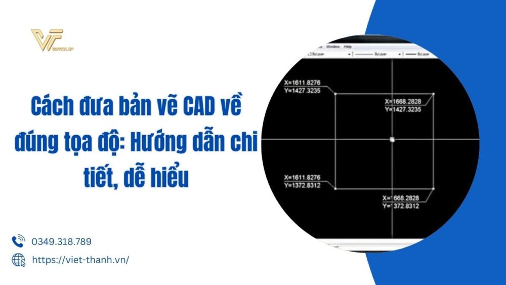 Cách đưa Bản Vẽ Cad Về đúng Tọa độ Hướng Dẫn Chi Tiết, Dễ Hiểu