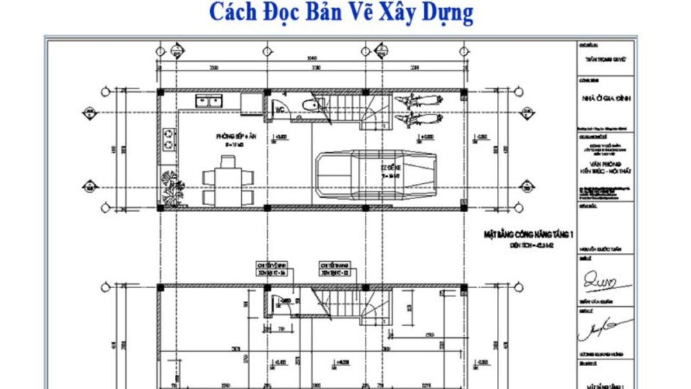 Cách đọc bản vẽ xây dựng: Hướng dẫn chi tiết dễ hiểu nhất