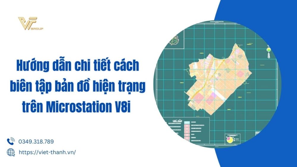 Biên tập bản đồ hiện trạng trên Microstatinon V8i