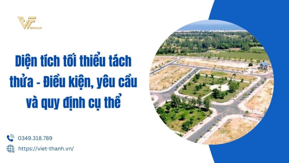Diện tích tối thiểu tách thửa