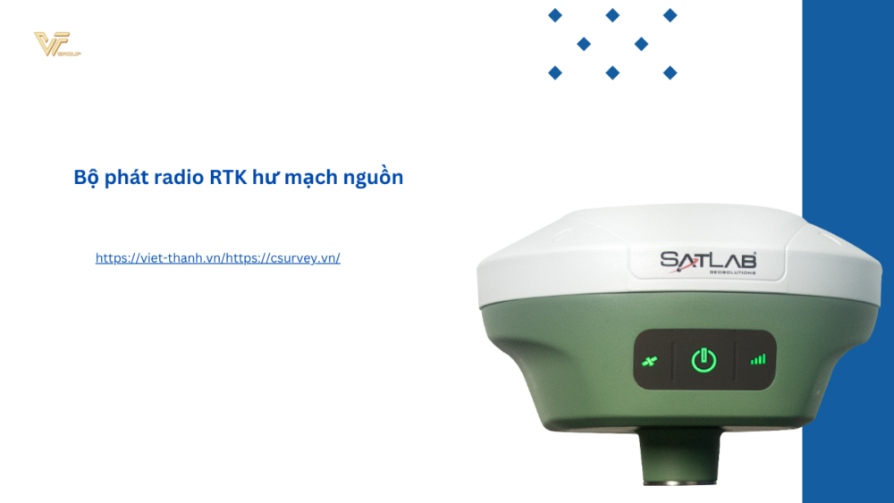 Bộ phát radio RTK hư mạch nguồn