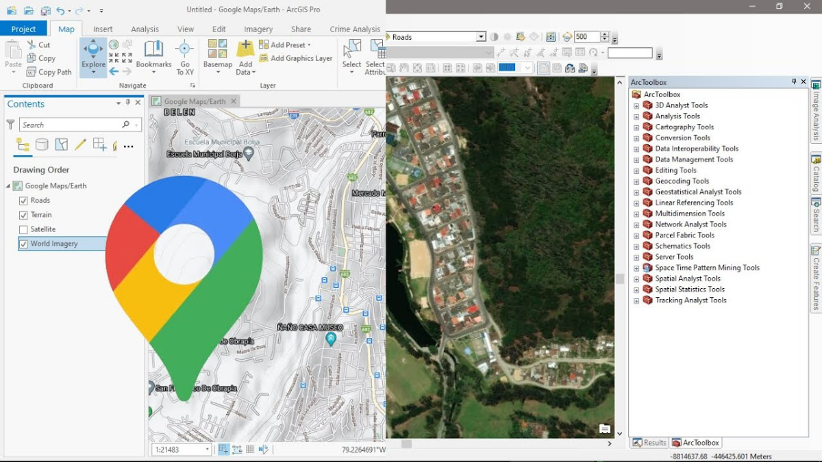 Nắn ảnh bản đồ bằng ArcGIS Map: Hướng dẫn chi tiết và ứng dụng thực tế 2 Nắn ảnh bản đồ bằng Arcgis Map