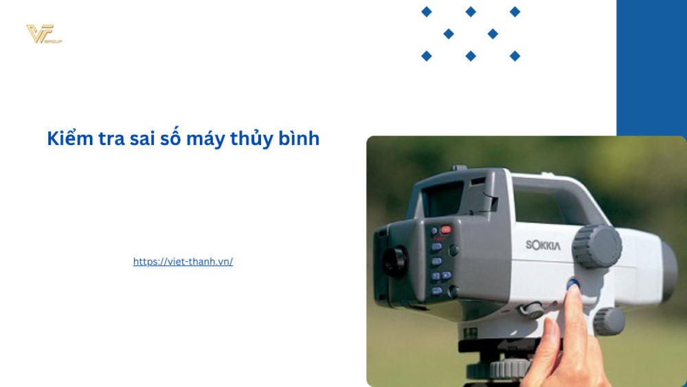 Kiểm tra sai số máy thủy bình