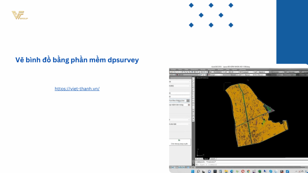Vẽ bình đồ bằng phần mềm dpsurvey