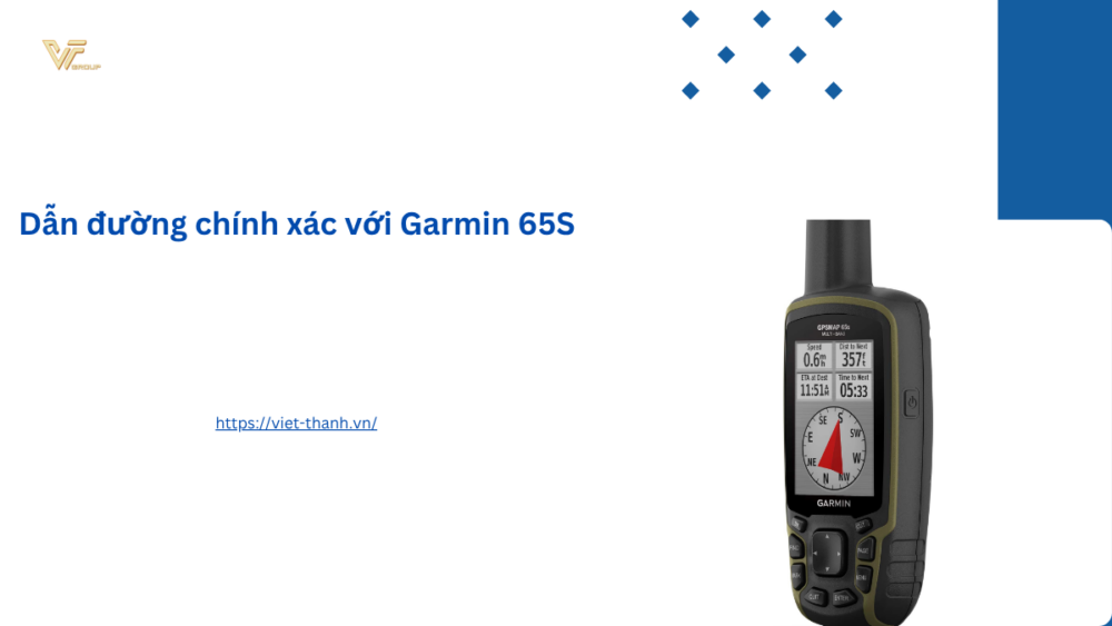 Dẫn đường chính xác với Garmin 65S