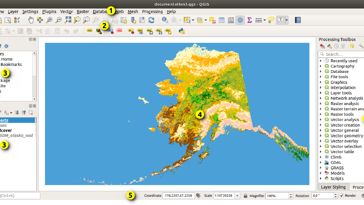 Hướng dẫn xây dựng trang in bố cục bản đồ QGIS 1 Xây dựng trang in bố cục bản đồ QGIS