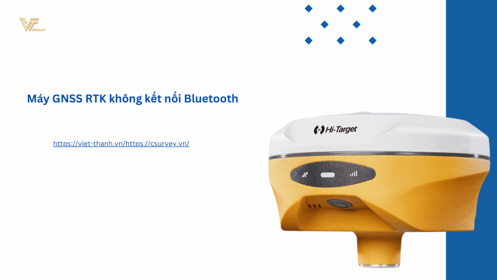 Máy GNSS RTK không kết nối Bluetooth