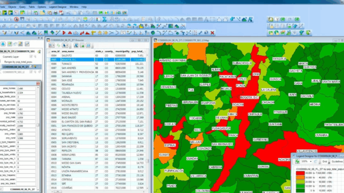 Vẽ khung lưới bản đồ bằng tool trong MapInfo