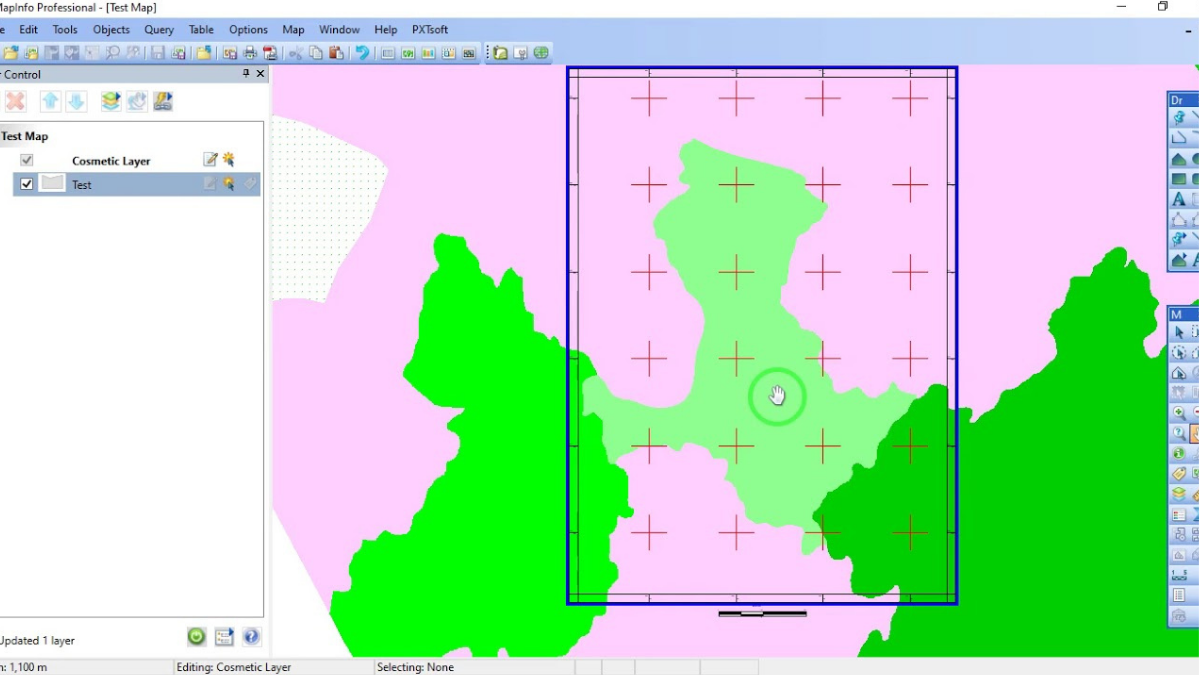Tạo khung nền và lưới tọa độ trong MapInfo: Hướng dẫn chi tiết 2 Tạo khung nền và lưới tọa độ trong Mapinfo