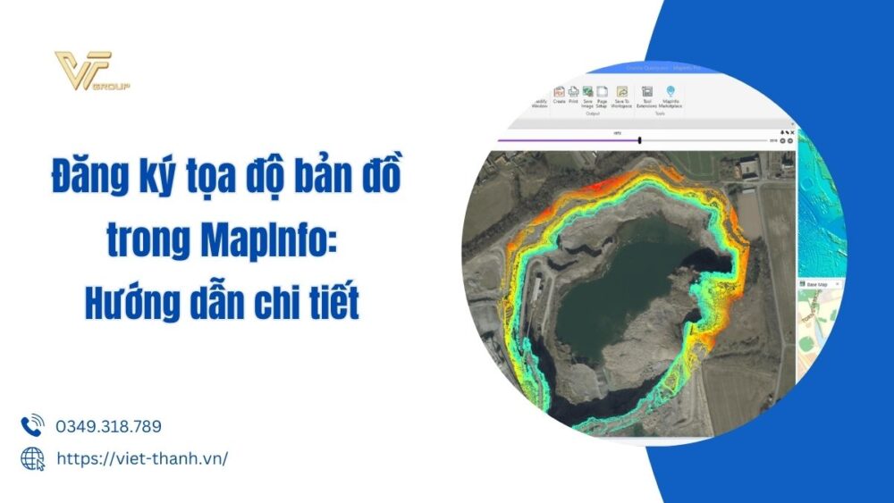 đăng ký tọa độ bản đồ trong mapinfo