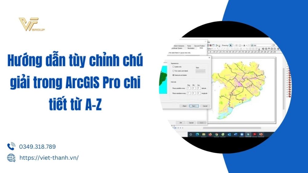 Tùy chỉnh chú giải trong Arcgis pro
