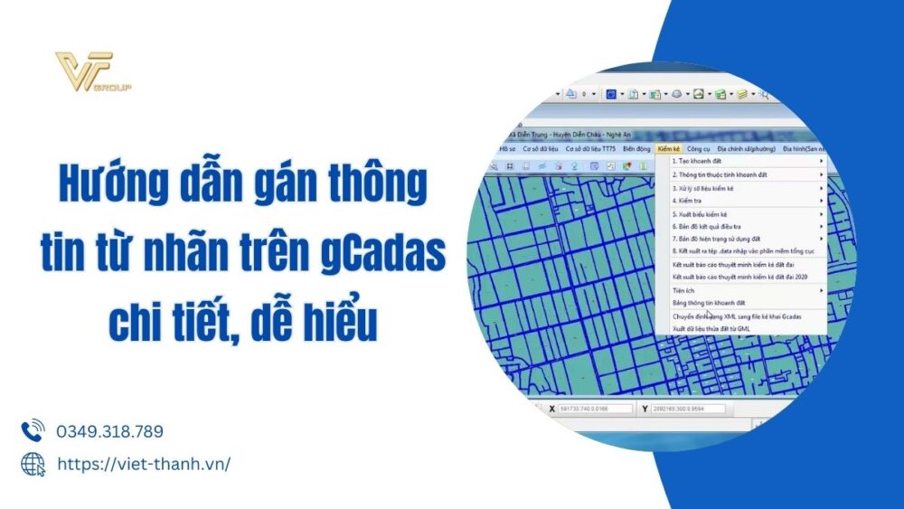 Hướng Dẫn Gán Thông Tin Từ Nhãn Trên Gcadas Chi Tiết, Dễ Hiểu