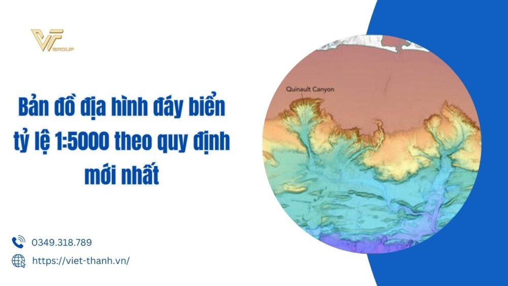Bản đồ địa hình đáy biển tỷ lệ 1:5000