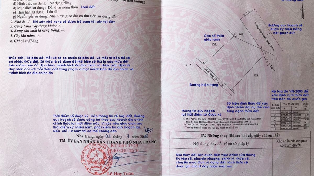 Sổ đỏ không có số thửa có ảnh hưởng gì đến quyền sử dụng đất? 3 sổ đỏ không có số thửa