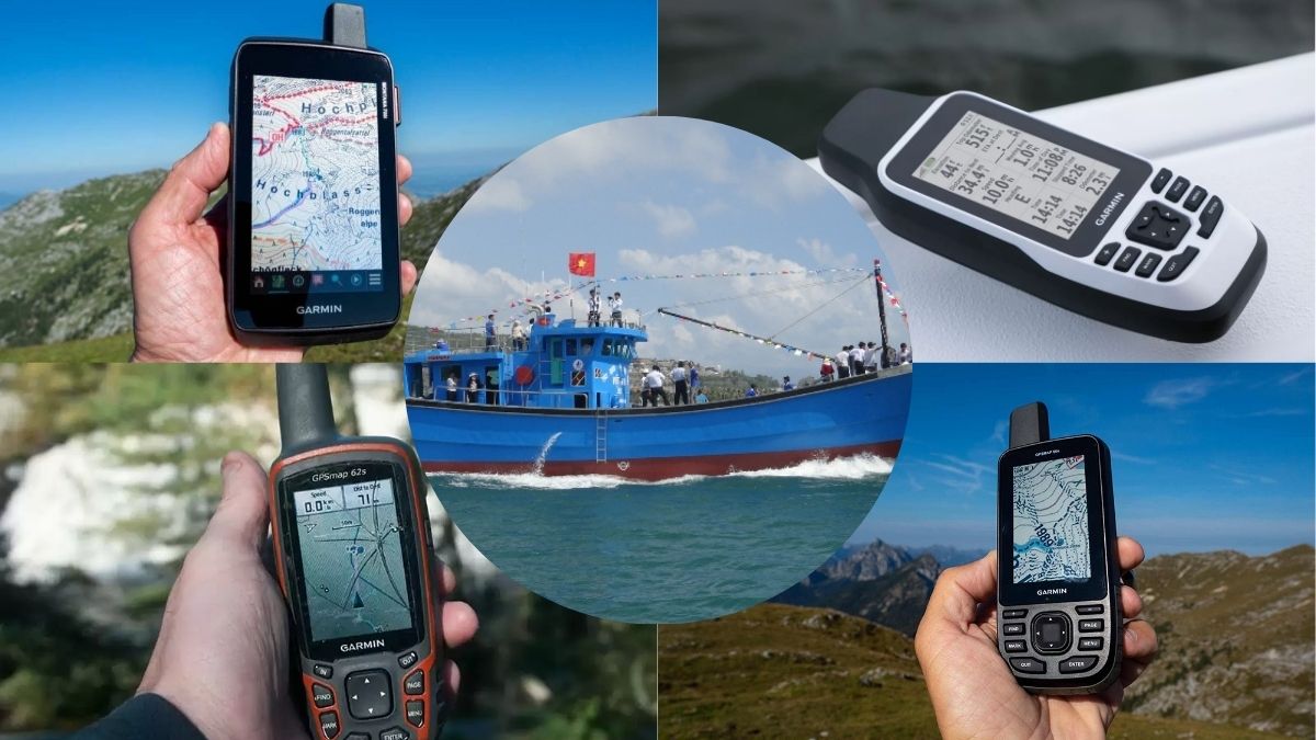 Định vị trên biển: Giải pháp hiệu quả với máy định vị GPS cầm tay 2 định vị trên biển