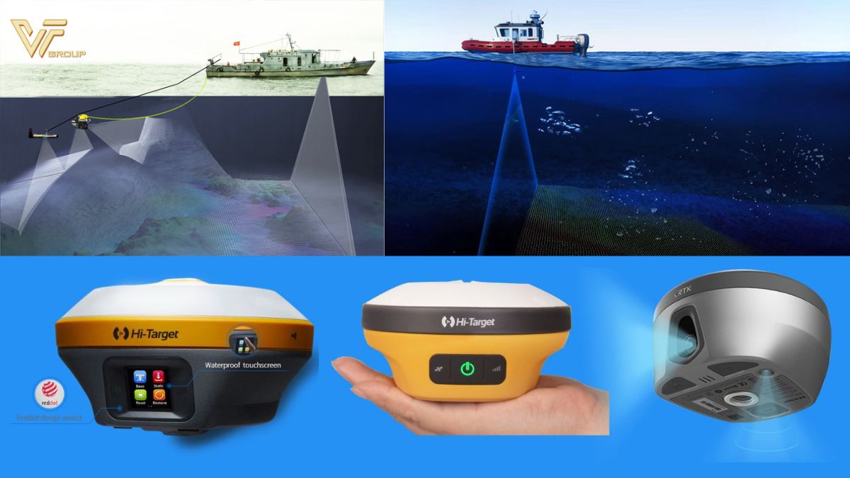 Tích hợp GNSS với máy đo sâu để xác định vị trí độ sâu trong khảo sát 2 GNSS với máy đo sâu để xác định vị trí độ sâu